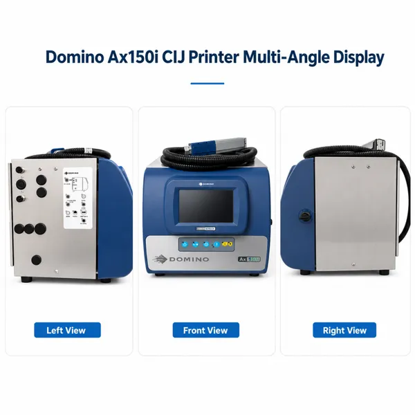 New Original Domino Ax150i Continuous Inkjet Printer Small Character Date Coding Machine photo-4