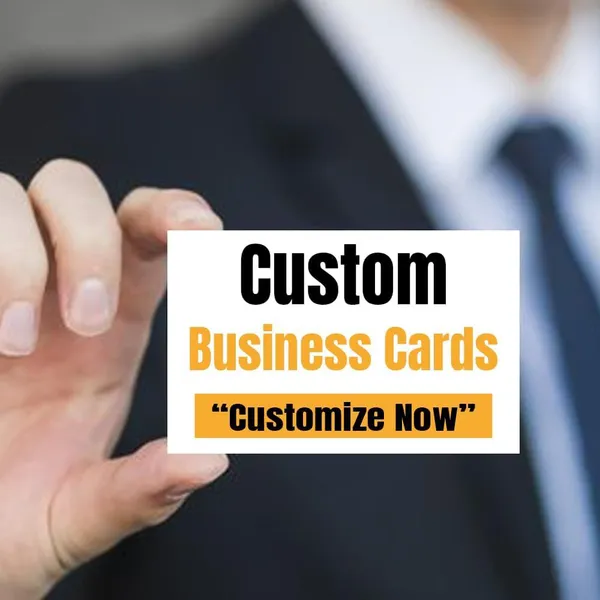Custom Business Cards Customize With Logo Personalized for Small Business Customized Double-Sided Printing Waterproof Business Card