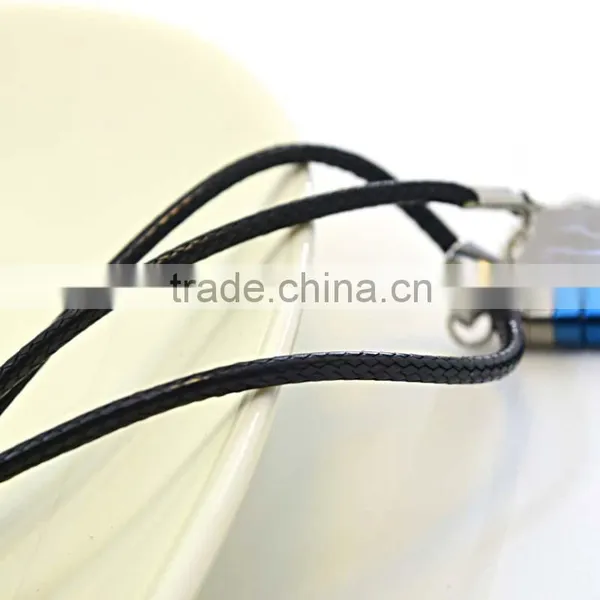 Alloy Jewelry Main Material and Chains Necklaces Nylon Leather Necklace Chain Black photo-5