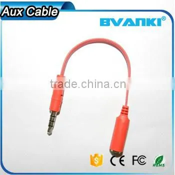 New Products 2016 3.5mm Stereo Male to Female Audio Aux Cable for Iphone 6s Phone Unlocked Free Samples Supplier's Choice photo-2