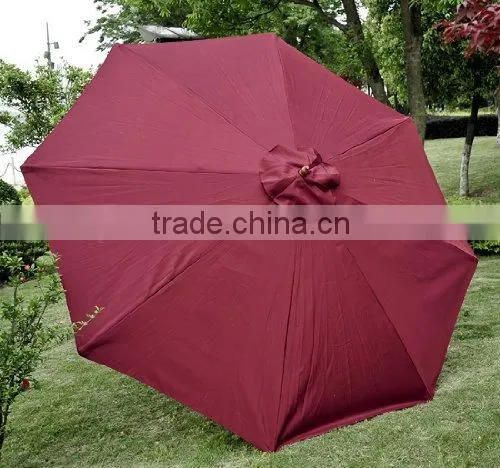 9 Foot Light Wood Poly Market Umbrella photo-6