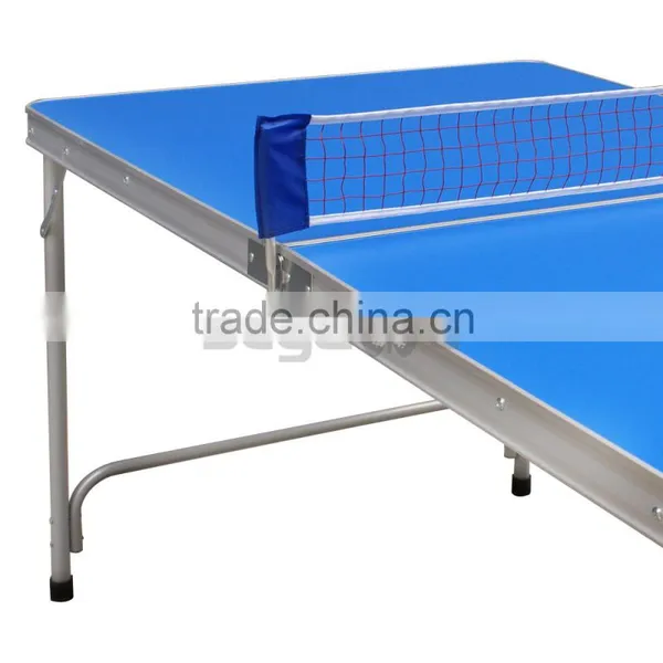 Practice Table Tennis Ping Pong Game Table Indoor Folding Midsize 2 Wood Paddle photo-4