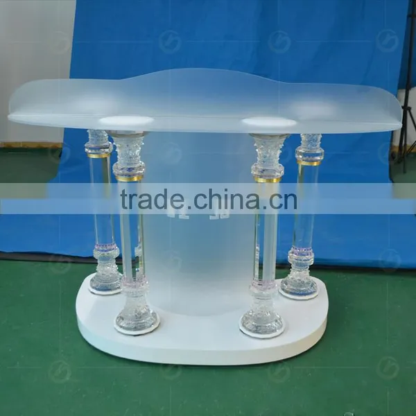 Elegant Design Transparent Acrylic Church Pulpit With Custom Logo Supplier's Choice photo-6