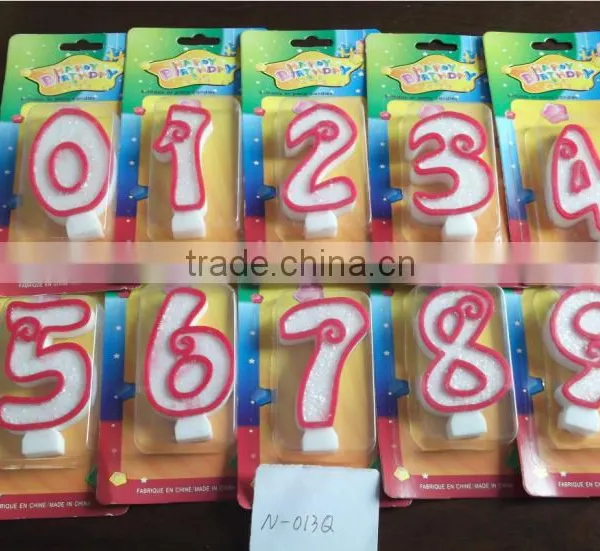 Number Shaped Candles For Wedding Favors photo-6