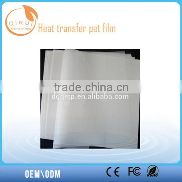 PET Single Side Release Film,silicone Coated Pet Film for Heat Transfer