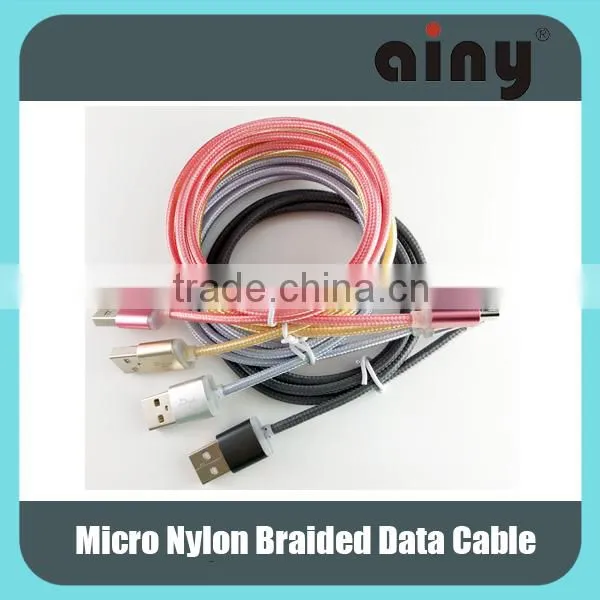 Super Flexible Micro Usb Cable With Nylon Braided Insulated Material photo-2