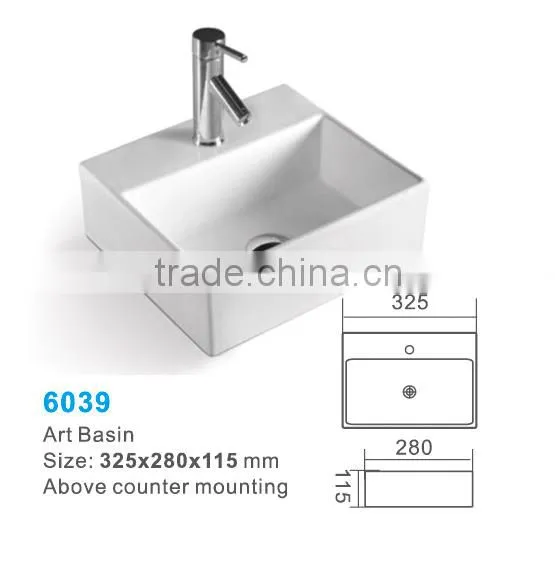 Ceramic Wall Hung Basin Sanitary Ware Art Basin photo-3