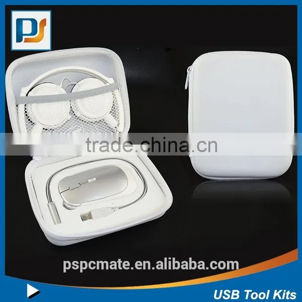 Customs Computer Usb Kit Sets in White Color Suitable for Business Travel/coorperate Gifts photo-2