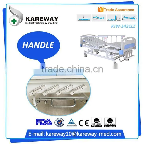 China Supplier Lift Ultra-low Disabled 4 Cranks Popular Four Crank Manual Sickroom Bed photo-6