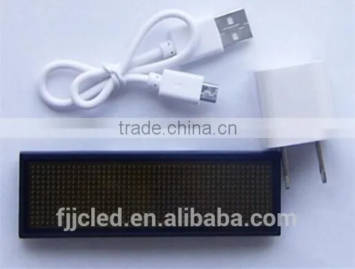 Rechargeable LED Name Tag / LED Name Badge for Moving Text photo-3