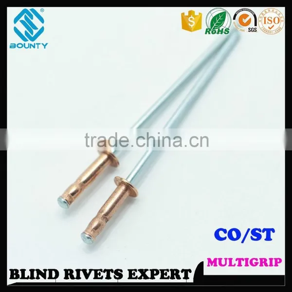 FACTORY DOME HEAD COPPER MULTI GRIP RIVETS photo-4