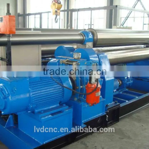 China Manufacturer W11S-40/3000mm 3 Rollers Hydraulic Plate Rolling Machine, Bending Machine Price photo-5