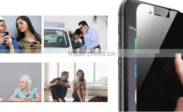 OEM / ODM 2016 Newest ! 9H Full Cover Privacy Tempered Glass Screen Protector Tempered Glass Film for Iphone 6 (privacy) photo-3