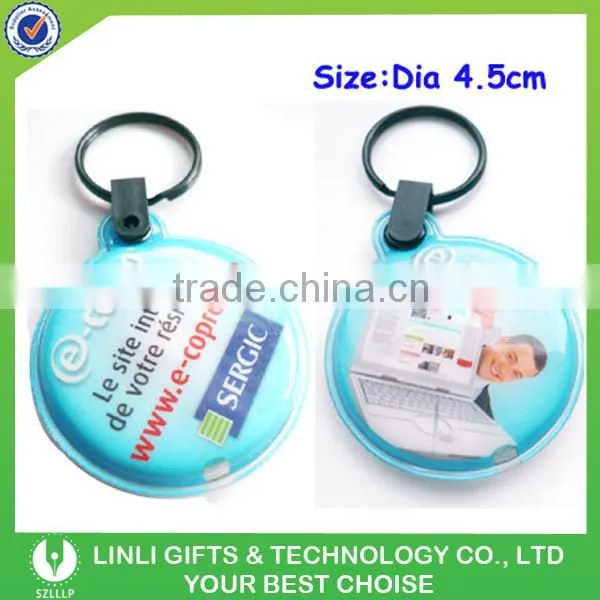 Led Flashlight PVC Custom Keyring photo-2