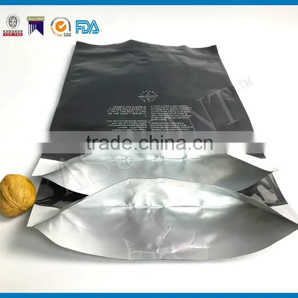 Customized Plastic Stand up Pouch Aluminum Foil Kraft Paper Coffee Packaging Bag With Coffee Vale 250g 500g 1000g 1kg 3kg photo-4