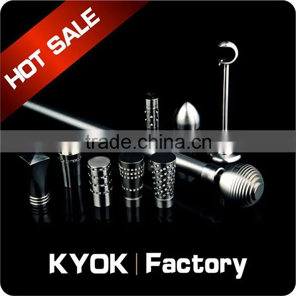 KYOK Home Decoration Iron Double Curtain Rods Wholesale , Double Curtain Rod Accessories Supplier's Choice photo-2
