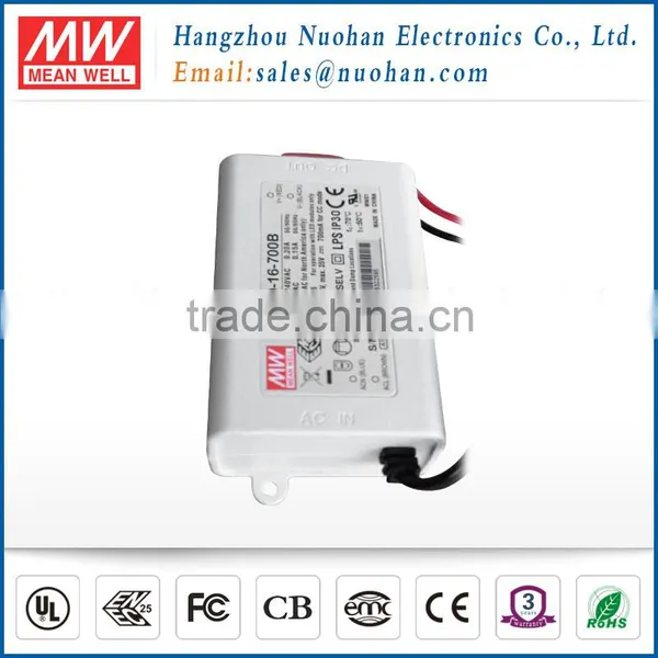 Mean Well 16w 700ma Led Driver With PFC Function/16w Switching Power Supply/16w 700mA Led Driver photo-3