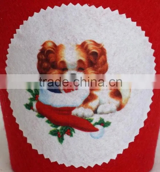 Felt Christmas Pet Food Containers photo-4