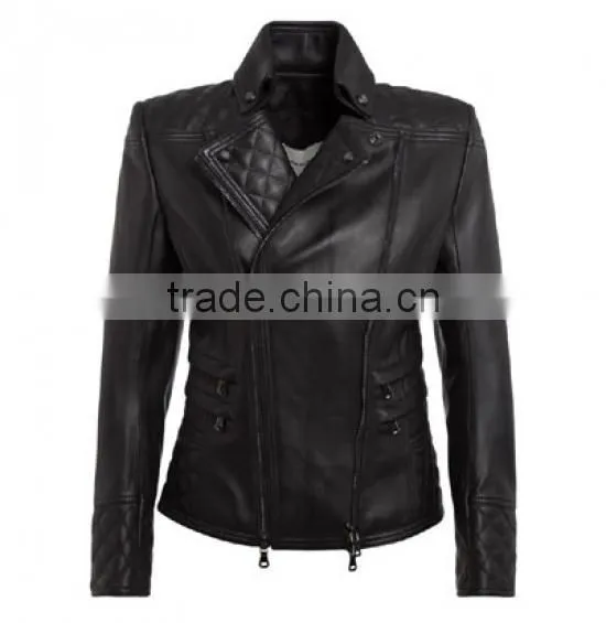 Pakistan Ladies Leather Jacket Price , Ladies Leather Jacket in Sialkot , Cheap Faux Leather Jacket for Women photo-2