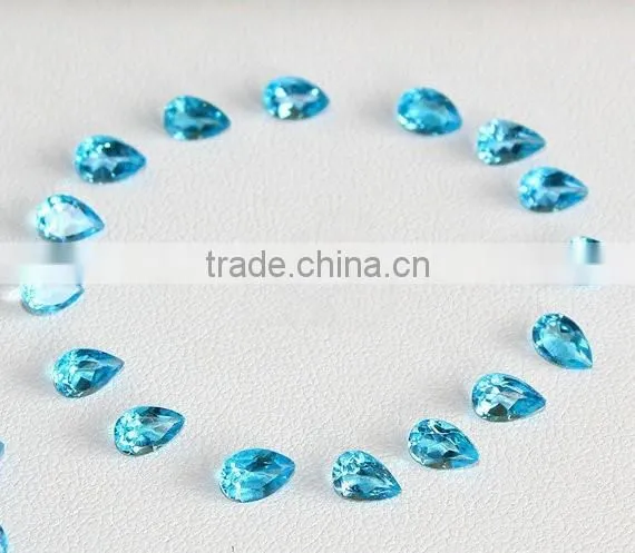 Wholesale Loose Gemstones Blue Topaz Loose Cut Gemstones photo-2