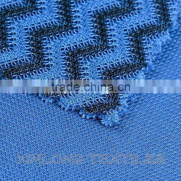 100% Polyester Black Yarn Warp Knit Sandwich Mesh Linning Fabric photo-4