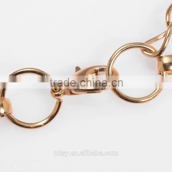 Fancy Gold Plated Chains Wholesale With Rhinestone Brightness F1-80131 photo-4