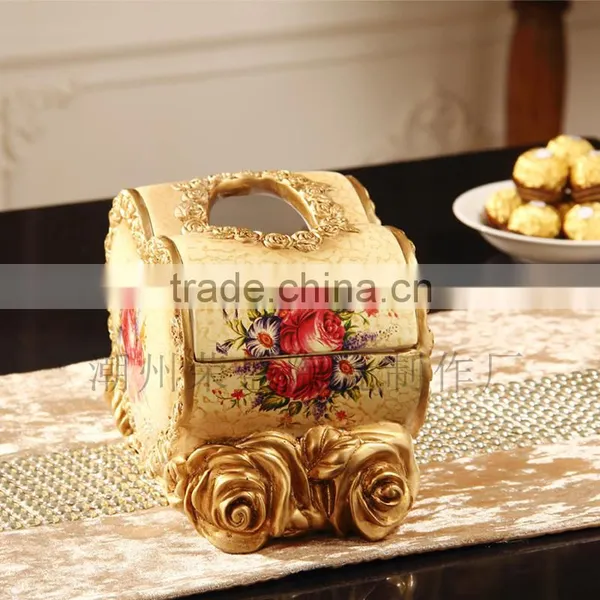 Elegant Ceramic Napkin Holder Heart Shape photo-3