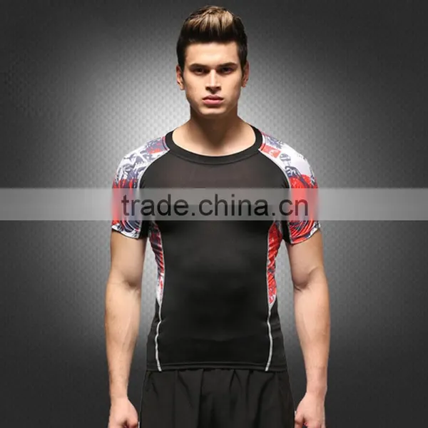 High Quality Compression Top,running Shirt and Men Compression Shirt photo-2