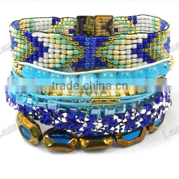 Triple Braided Magnetic Charm Bracelet Paracord Bracelet