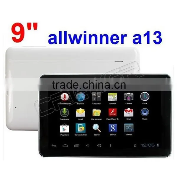 New 9 Inch Android 4.0 Allwinner A13 Tablet pc 1.0GHz Dual Core 512MB 4GB Capacitive Screen Tablet Download Free Play Store photo-3