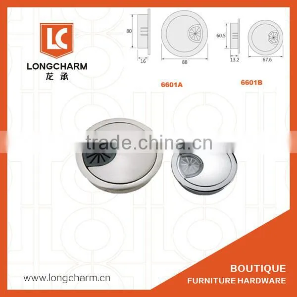 Circular Plastic Desk Cable Grommets Computer Desk Hole Cover Desk Grommet photo-2
