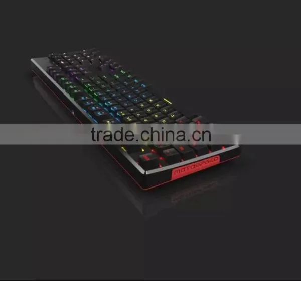 Motospeed Hot New RGB Backlit Wired Mechanical Gaming Keyboard With Blue Switches photo-4