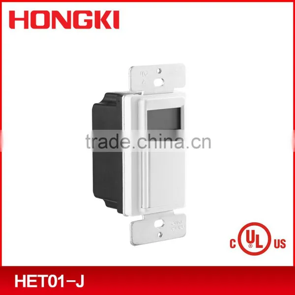UL Approval 7 Day Heavy Duty Digital in Wall Timer Single Pole Latching Relay Control Without Neatural 120V 60HZ photo-6