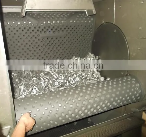 Q32 Tumble Rubber/steel Belt Barrel Shot Blasting Equipment China photo-6
