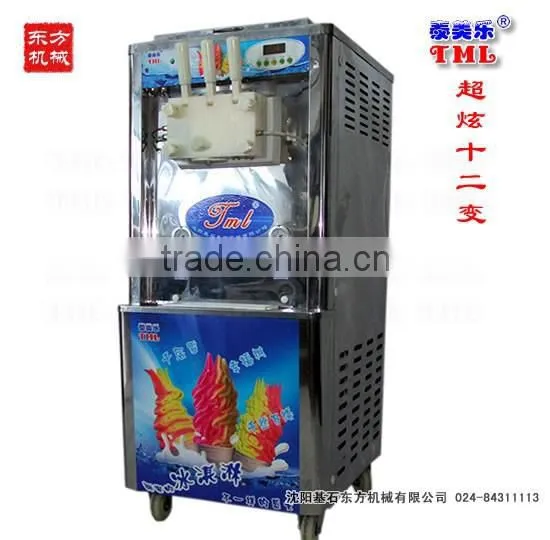 Hot Sell Rainbow Soft Ice Cream Machine/ Counter Top Soft Serve Ice Cream Machine/ Cheap Italian Ice Cream Machine photo-5