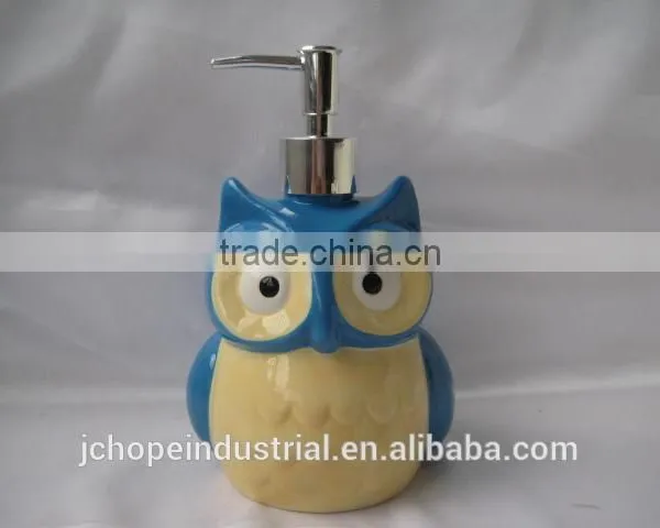 Owl Ceramic Lotion Pump