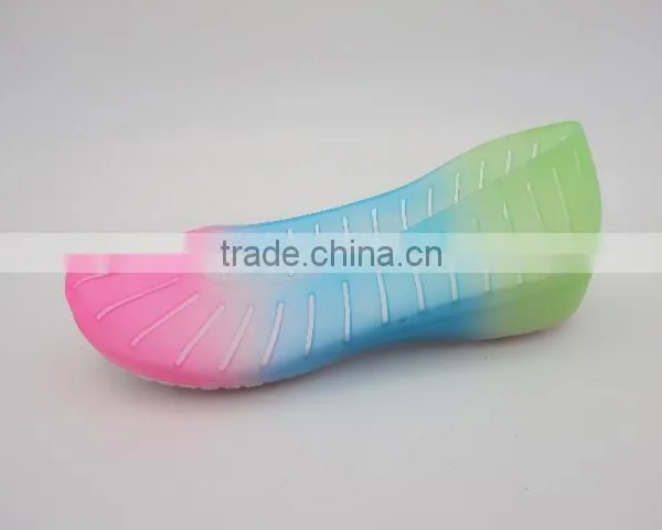 New Styles Gradient Color Woman's Inject Eva Sandals photo-3