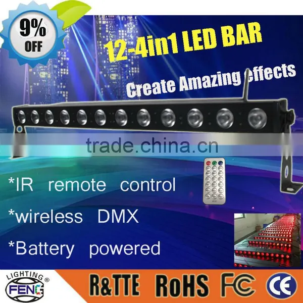 Dmx Light Bar 12pcs*10w RGBW Led photo-3