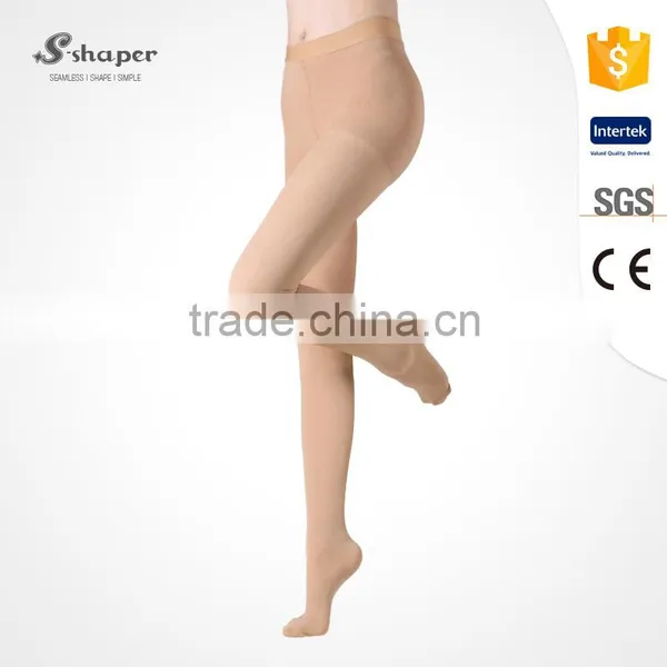 S-SHAPER Private Label Seamless Opaque Compression Varicose Veins Socks photo-2