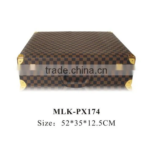 Short-distance Eminent Travel Vintage Leather Luggage Suitcase