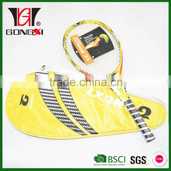 GX-765 good design 100% full graphite 27 tennis rackets with tennis bag /fiber cricket bat