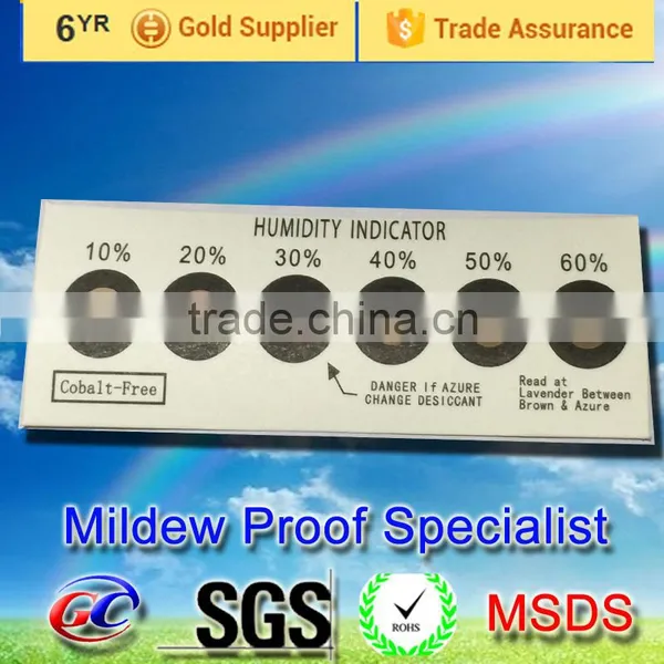 Dongguan Humidity Indicator Card 10%-60% Hot Sale