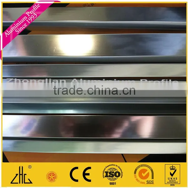 Wow!! Anodized Polished Mechanical Polishing Shining Finish Aluminium Profile Factory/polishing Aluminium Profiles Manufacturer photo-2