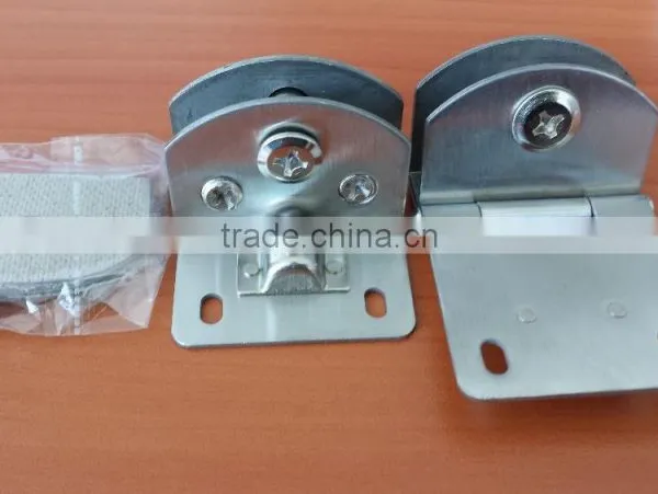HJ-064 New Design 10cm Semicircle Single Hinge Glass Cabinet Hinge Made in China Display Cabinet Hinge photo-5