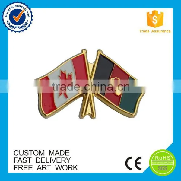 Custom Round Cross Flag Lapel Pins, Flag Pins Making Supplier photo-5