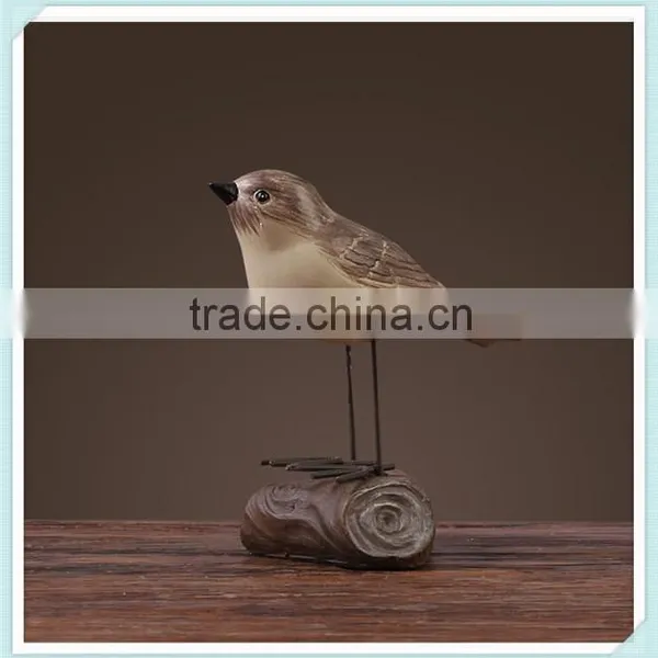 Resin Bird Figurine Bird Statue Love Birds for Indoor Home Decoration photo-4