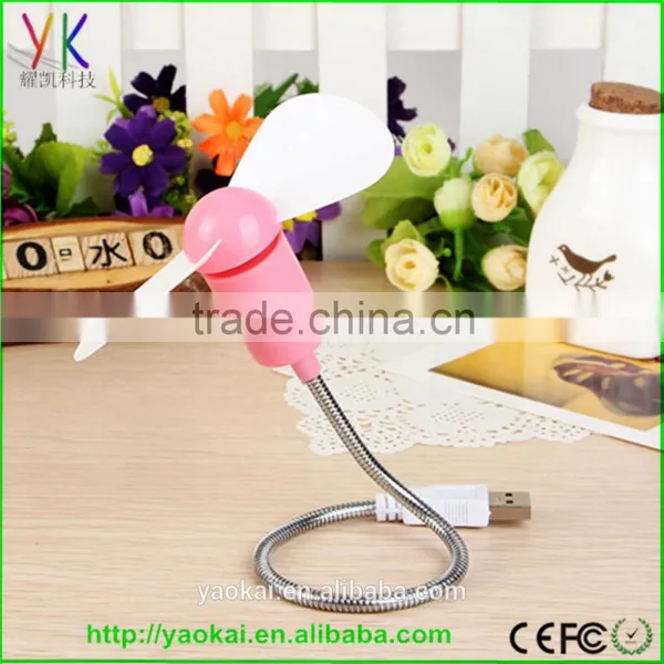 Portable Flexible USB Mini Cooling Fan Cooler For Laptop Desktop PC Computer photo-2