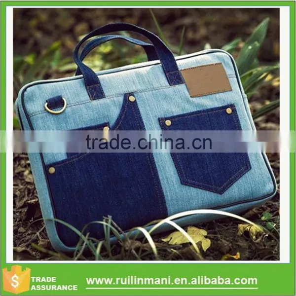 Quality Denim Tote Handbag Crossbody Messenger Computer Laptop Bag Handbags Australia Laptop Bag Shopper photo-6
