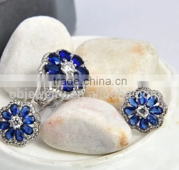 Fashion Jewelry Set Jewelry Silver Earrings And Necklace For Display Set photo-5