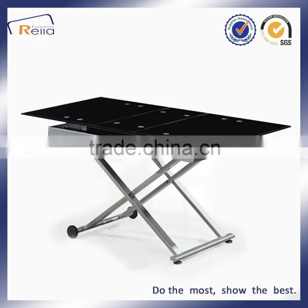 Space Saving Foldable Glass Dining Table photo-4